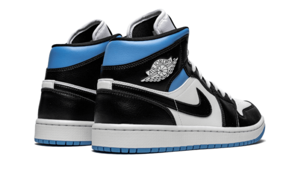Air Jordan 1 Mid University Black White - BQ6472-102 - 3