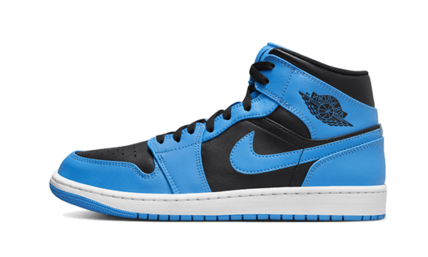 Air Jordan 1 Mid University Blue Black - DQ8426-401 / BQ6472-102 / DQ8423-401 - 1
