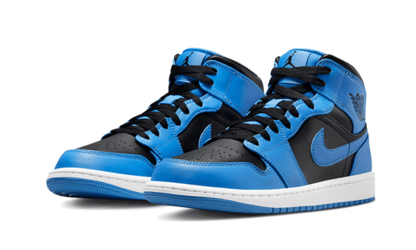 Air Jordan 1 Mid University Blue Black - DQ8426-401 / BQ6472-102 / DQ8423-401 - 2