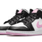 Air Jordan 1 Mid White Black Light Arctic Pink - 555112-103 - 2