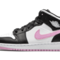 Air Jordan 1 Mid White Black Light Arctic Pink - 555112-103 - 1