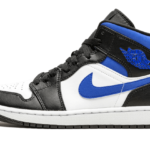 Air Jordan 1 Mid White Black Royal - 554725-140 / 554724-140 - 1