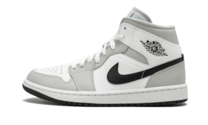 Air Jordan 1 Mid White Light Smoke Grey - BQ6472-015 - 1