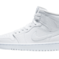 Air Jordan 1 Mid White Snakeskin - BQ6472-110 - 1