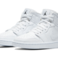Air Jordan 1 Mid White Snakeskin - BQ6472-110 - 2