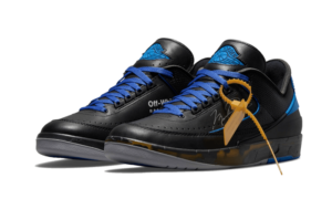 Air Jordan 2 Retro Low SP Off-White Black Blue - DJ4375-004 - 2