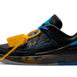 Air Jordan 2 Retro Low SP Off-White Black Blue - DJ4375-004 - 1