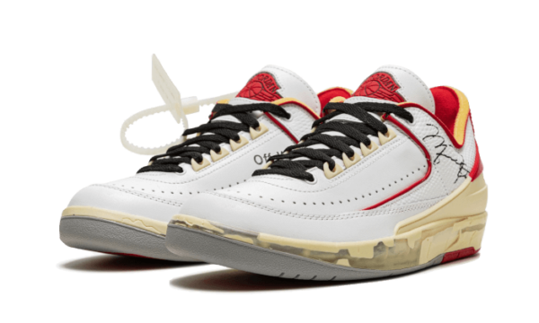 Air Jordan 2 Retro Low SP Off-White White Red - DJ4375-106 - 2