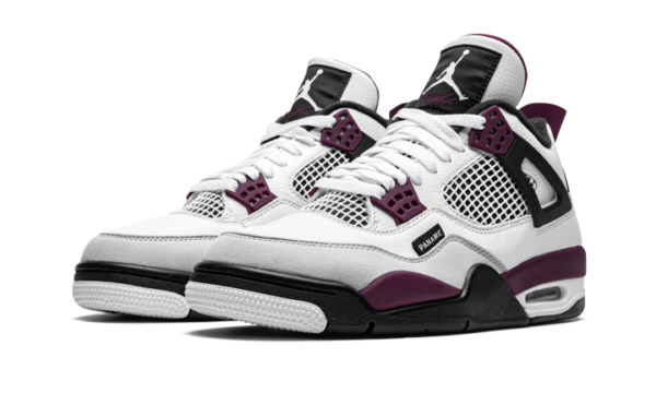 Air Jordan 4 PSG Neutral Grey Bordeaux - CZ5624-100 / CZ6509-100 - 2