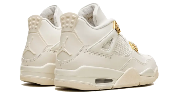 Air Jordan 4 Sail Metallic Gold - AQ9129-170 - 3