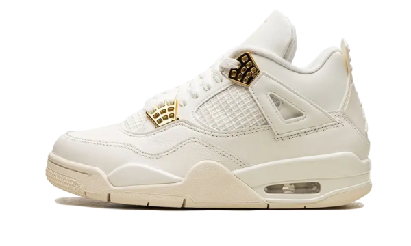 Air Jordan 4 Sail Metallic Gold - AQ9129-170 - 1
