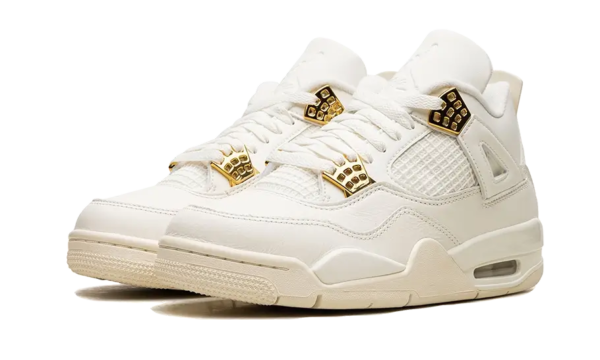 Air Jordan 4 Sail Metallic Gold - AQ9129-170 - 2