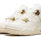 Air Jordan 4 Sail Metallic Gold - AQ9129-170 - 2
