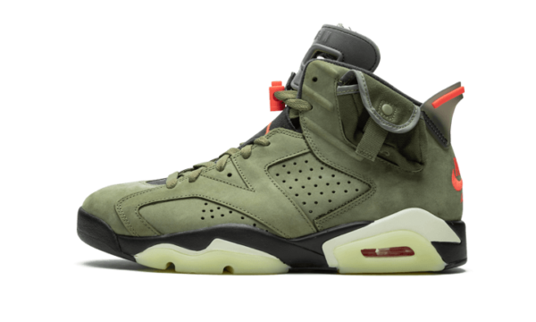 Air Jordan 6 Travis Scott Medium Olive - CN1084-200 / CN1085-200 - 1