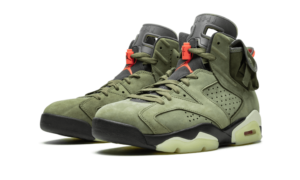 Air Jordan 6 Travis Scott Medium Olive - CN1084-200 / CN1085-200 - 2