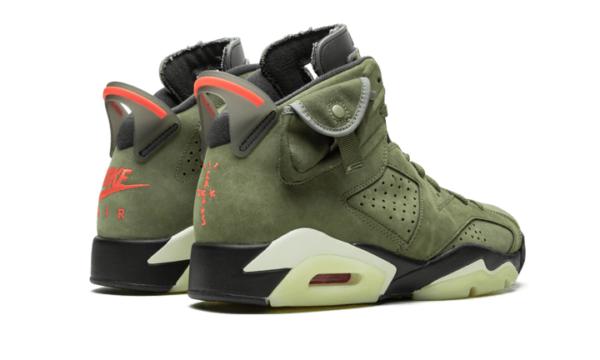 Air Jordan 6 Travis Scott Medium Olive - CN1084-200 / CN1085-200 - 3