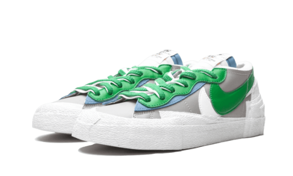 Nike Blazer Low Sacai Medium Grey Classic Green - DD1877-001 - 2