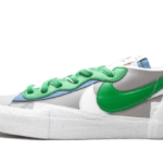 Nike Blazer Low Sacai Medium Grey Classic Green - DD1877-001 - 1