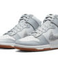 Nike Dunk High Retro Chenille Swoosh White Grey - DR8805-003 - 2
