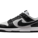 Nike Dunk Low Chenille Swoosh Grey Black - DQ7683-001 - 1