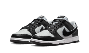 Nike Dunk Low Chenille Swoosh Grey Black - DQ7683-001 - 2
