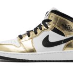 Air Jordan 1 Mid White Metallic Gold - DC1419-700 / DC1420-700 - 1