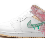 Air Jordan 1 Mid SE Paint Drip - DD1666-100 - 1