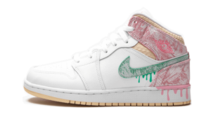 Air Jordan 1 Mid SE Paint Drip – DD1666-100 – 1