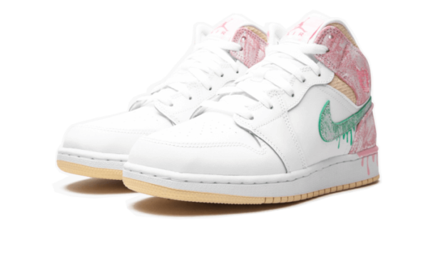 Air Jordan 1 Mid SE Paint Drip - DD1666-100 - 2