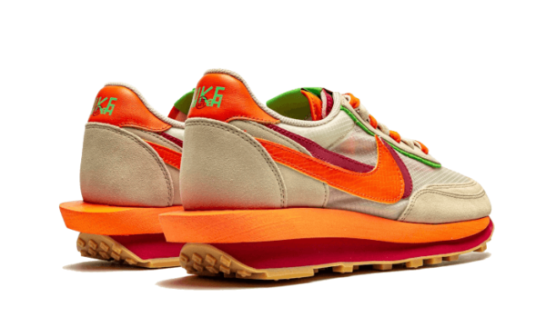 Nike LD Waffle Sacai Clot Net Orange Blaze - DH1347-100 - 3