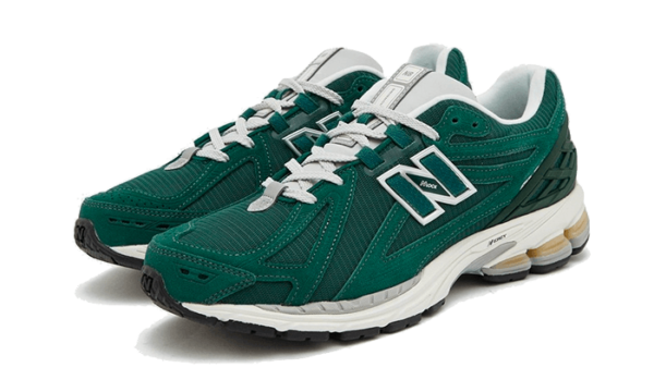 New Balance 1906R Green Suede Metallic Silver - M1906RX - 2