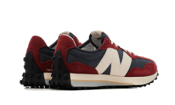 New Balance 327 Navy Blue Red White - MS327MR - 3