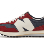 New Balance 327 Navy Blue Red White - MS327MR - 1