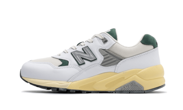 New Balance 580 White Nightwatch Green - MT580RCA - 1