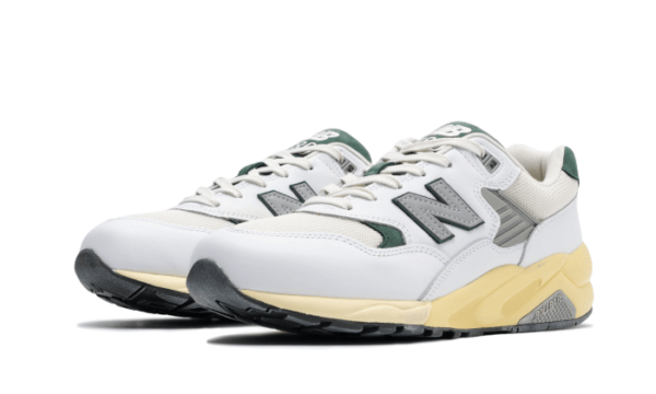 New Balance 580 White Nightwatch Green - MT580RCA - 2