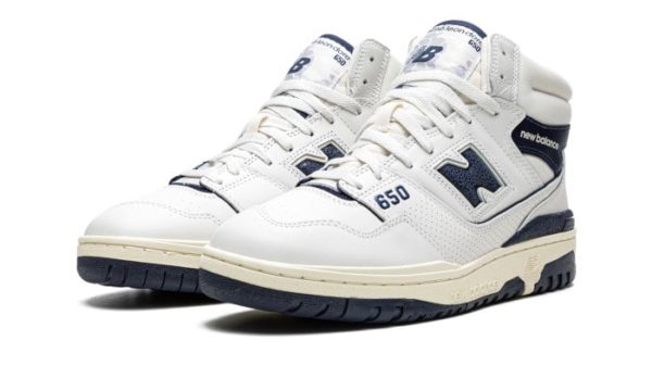 New Balance 650R Aimé Leon Dore White Navy - BB650RD1 - 2