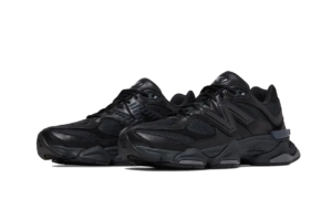 New Balance 9060 Triple Black Leather - U9060NRI - 2