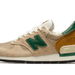 New Balance 990 v1 Made In USA Tan Green - M990TG1 - 1