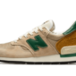 New Balance 990 v1 Made In USA Tan Green - M990TG1 - 1