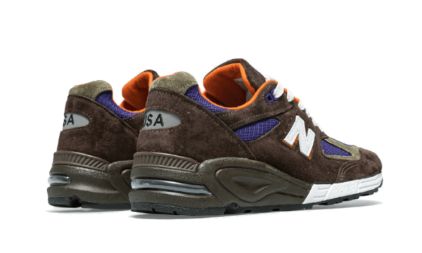 New Balance 990 V2 Made In Usa Brown Purple - M990BR2 - 3
