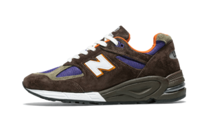 New Balance 990 V2 Made In Usa Brown Purple - M990BR2 - 1