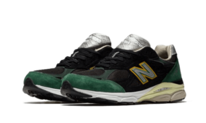 New Balance 990 V3 Black Green Yellow - M990CP3 - 2