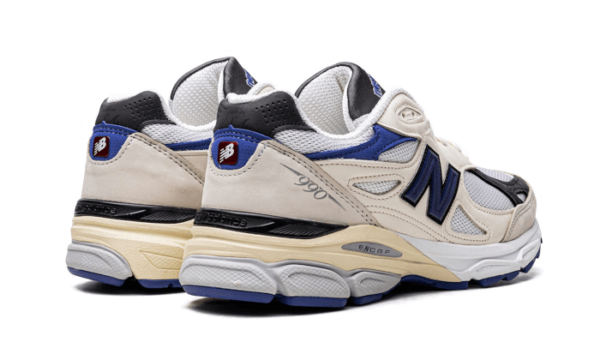 New Balance 990V3 - Made In USA Cream Blue - M990WB3 - 3
