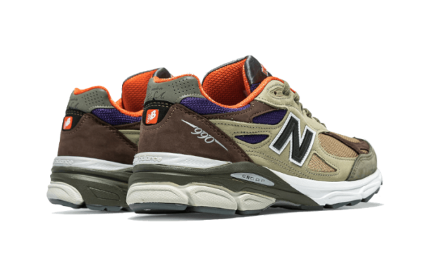 New Balance 990 V3 Made In Usa Tan Blue - M990BT3 - 3