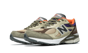 New Balance 990 V3 Made In Usa Tan Blue - M990BT3 - 2