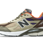 New Balance 990 V3 Made In Usa Tan Blue - M990BT3 - 1