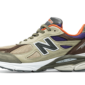 New Balance 990 V3 Made In Usa Tan Blue - M990BT3 - 1