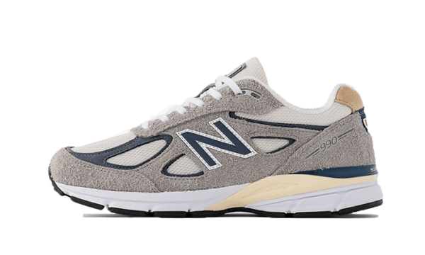 New Balance 990 V4 Made In USA Grey Suede - U990TA4 - 1