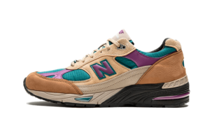 New Balance 991 Made In UK Palace Brown Teal - M991PAL - 1