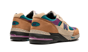 New Balance 991 Made In UK Palace Brown Teal - M991PAL - 3